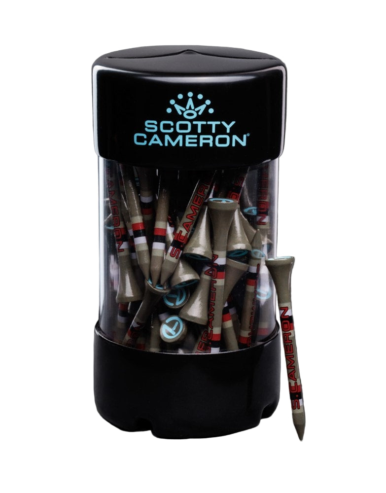 Scotty Cameron Circle T- 2025 Striped Army Green Tees 75pk
