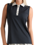 Golf Magnolia Toile Women's Sleeveless Polo