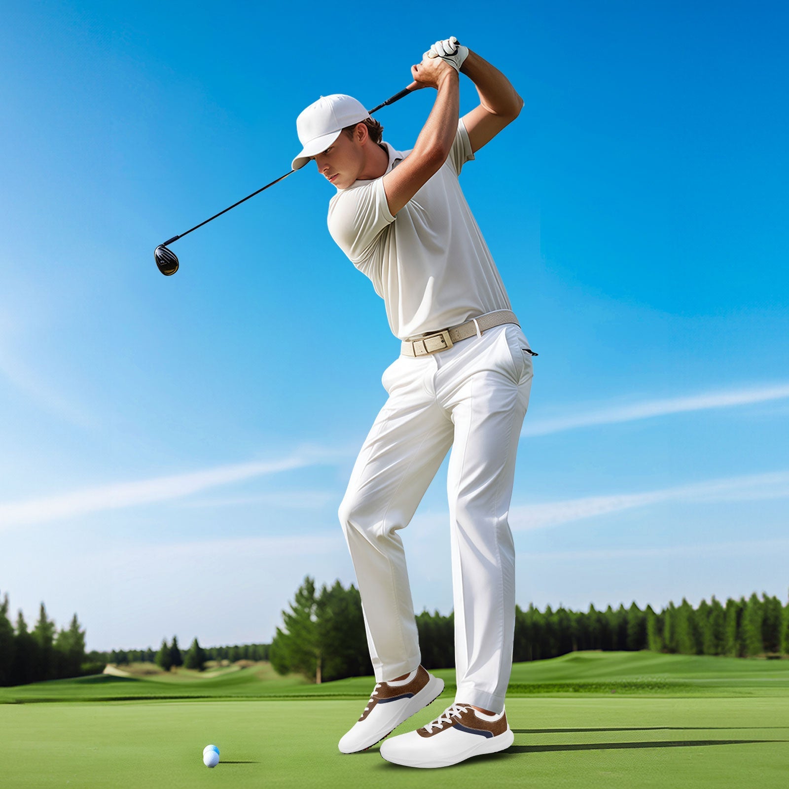 Custom Premium Golf Performance Shoes Personalized Sneaker FN062-E020086-11