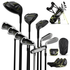 Golfgen™ PGA TOUR P1 EXTREME 17-Piece Complete Golf Club Set – Youth Kids Junior Right-Handed Golf Clubs for Boys & Girls – Full Titanium Driver, Stainless Steel Irons, High MOI Putter – Stand Bag & More