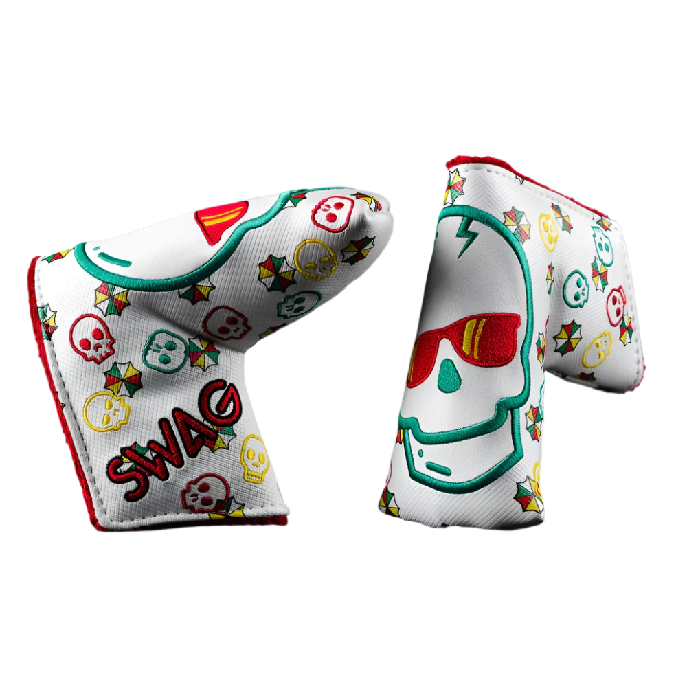 Swag Golf - Arnold Palmer Invitational Sunday Skull 003 (1/50) Blade Putter Headcover