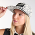 Golf Magnolia Toile Unisex Rope Hat Ivory O/S