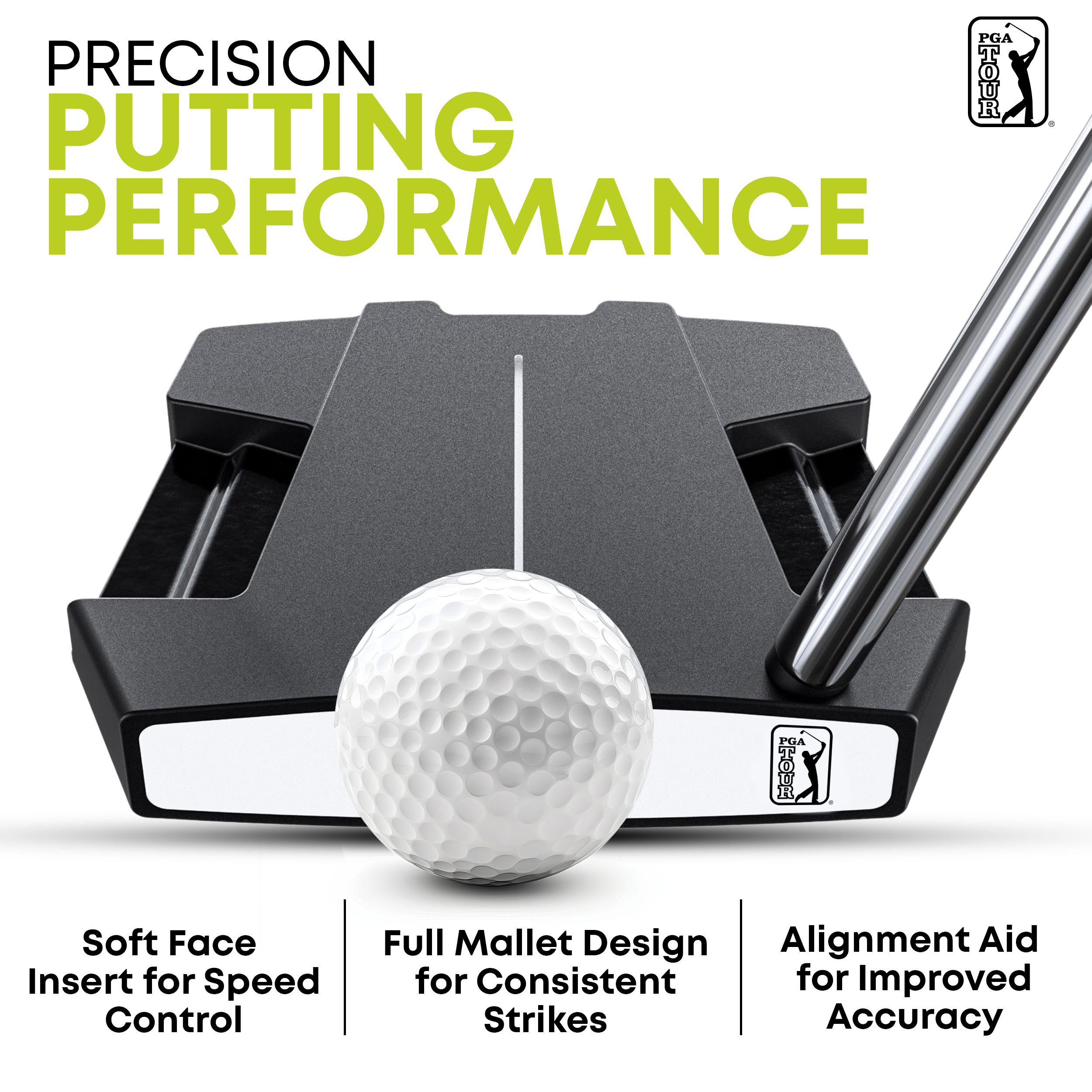 Golfgen™ PGA TOUR P1 EXTREME 17-Piece Complete Golf Club Set – Youth Kids Junior Right-Handed Golf Clubs for Boys & Girls – Full Titanium Driver, Stainless Steel Irons, High MOI Putter – Stand Bag & More