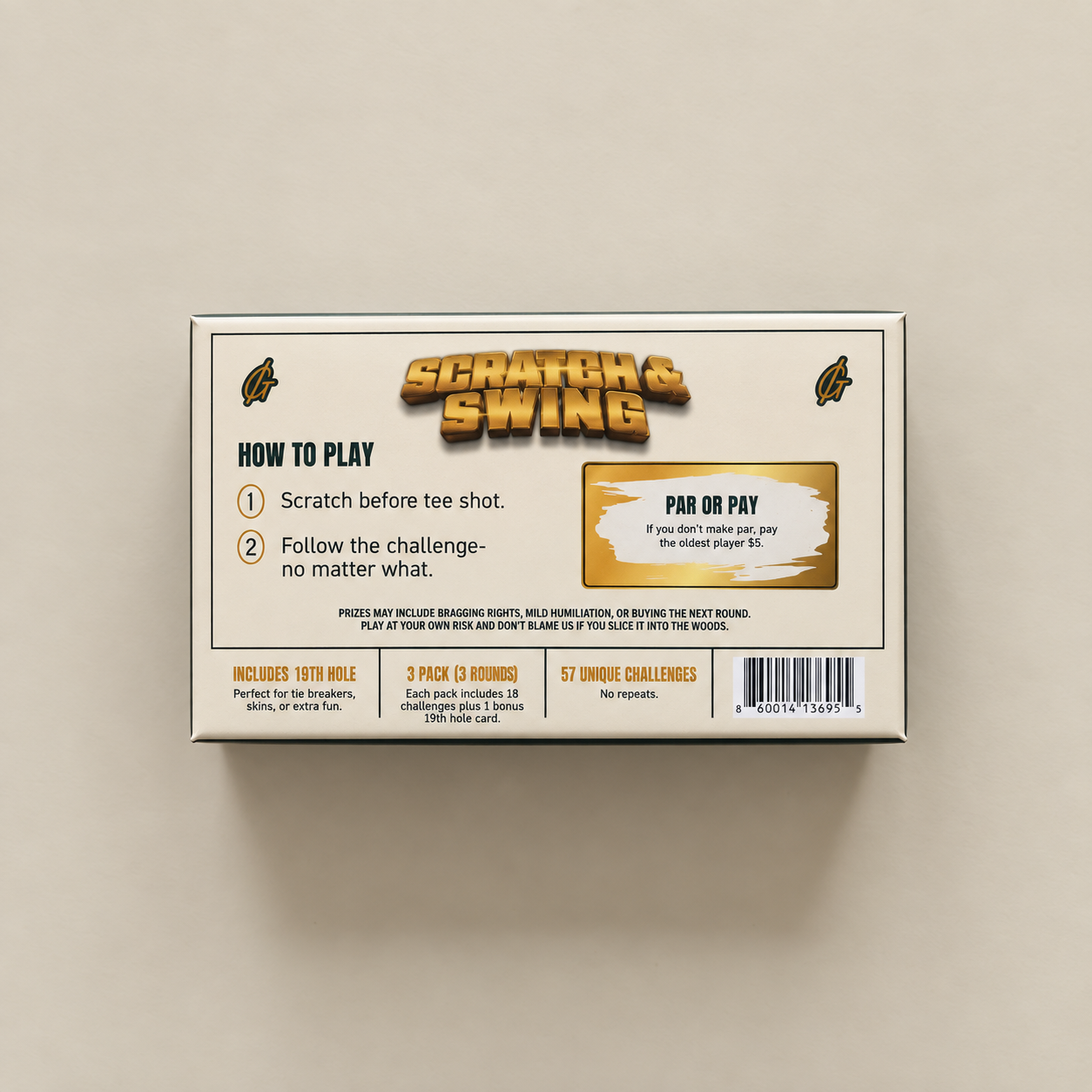 Scratch & Swing™ Scratch Off Golf Game