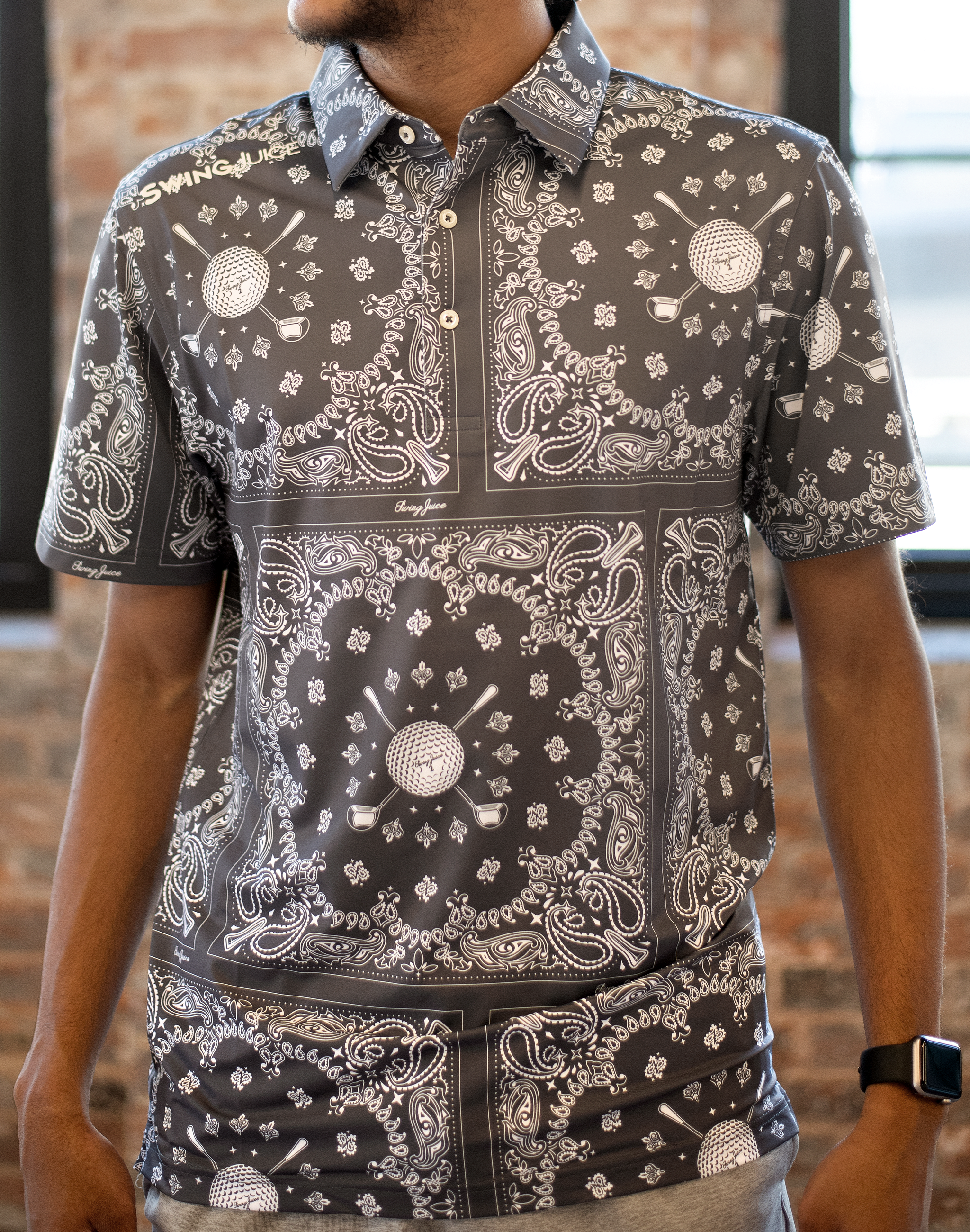 Golf Bandana Men's Polo - Final Sale