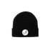 Black Beanie w/ Script Logo