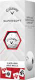 Callaway Golf Supersoft Golf Balls 12 Ace Logo Golf Balls