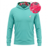 Pink Tropical Performance Hoodie | Lightweight Unisex Moisture-Wicking Athletic Hoodie