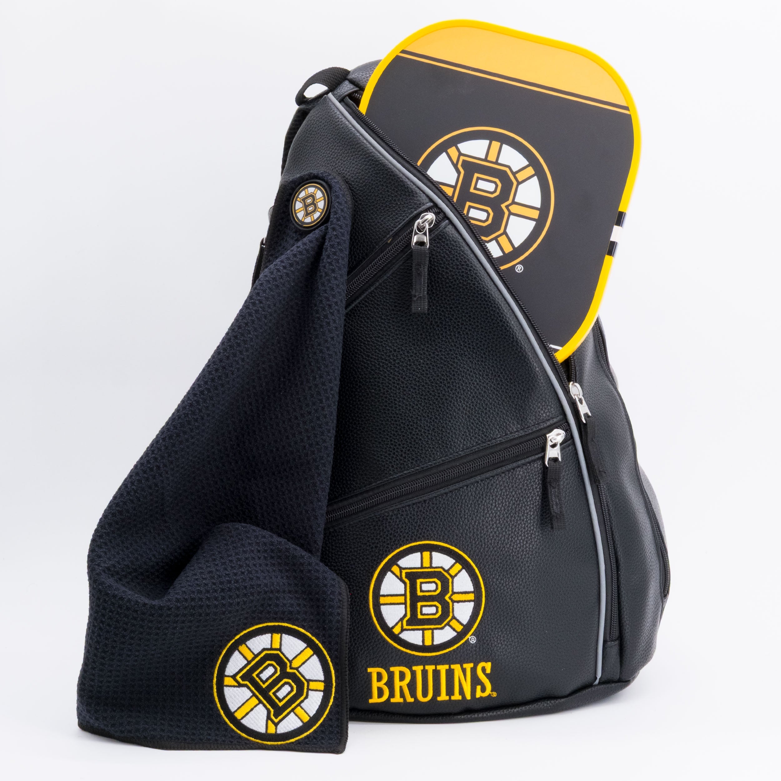 Boston Bruins PU Leather Backpack