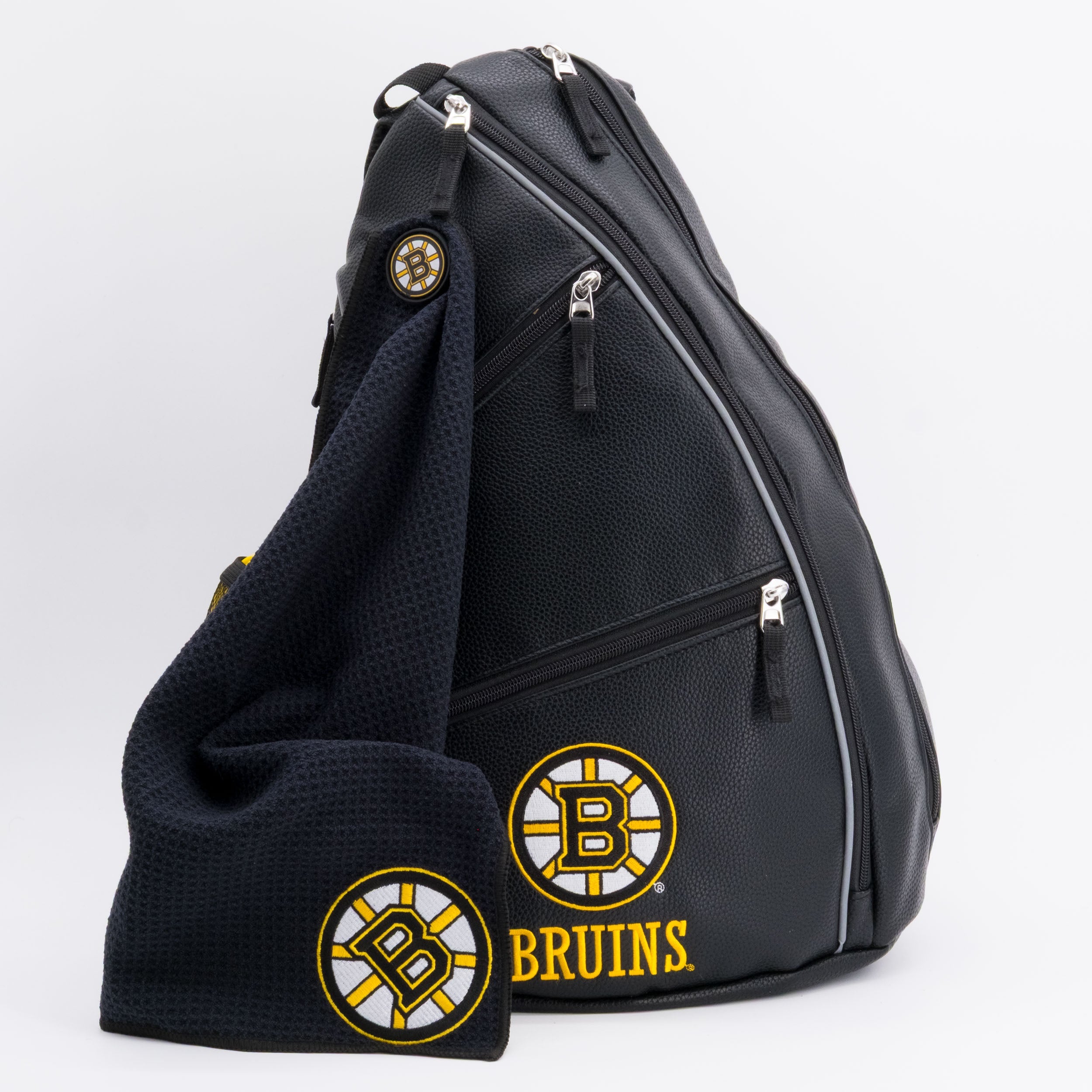 Boston Bruins PU Leather Backpack
