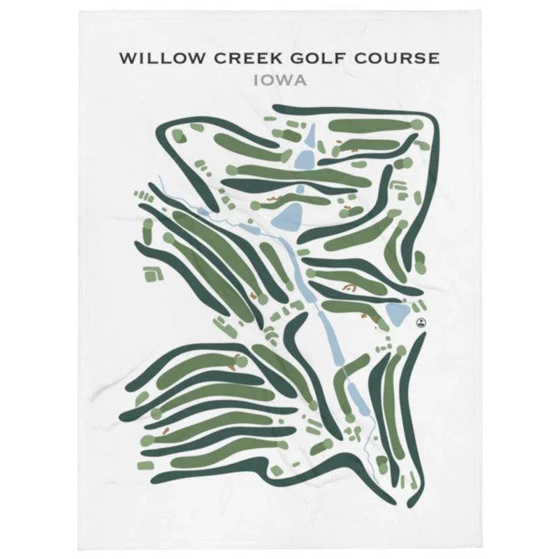 Willow Creek Golf Course, Iowa - Printed Golf Course