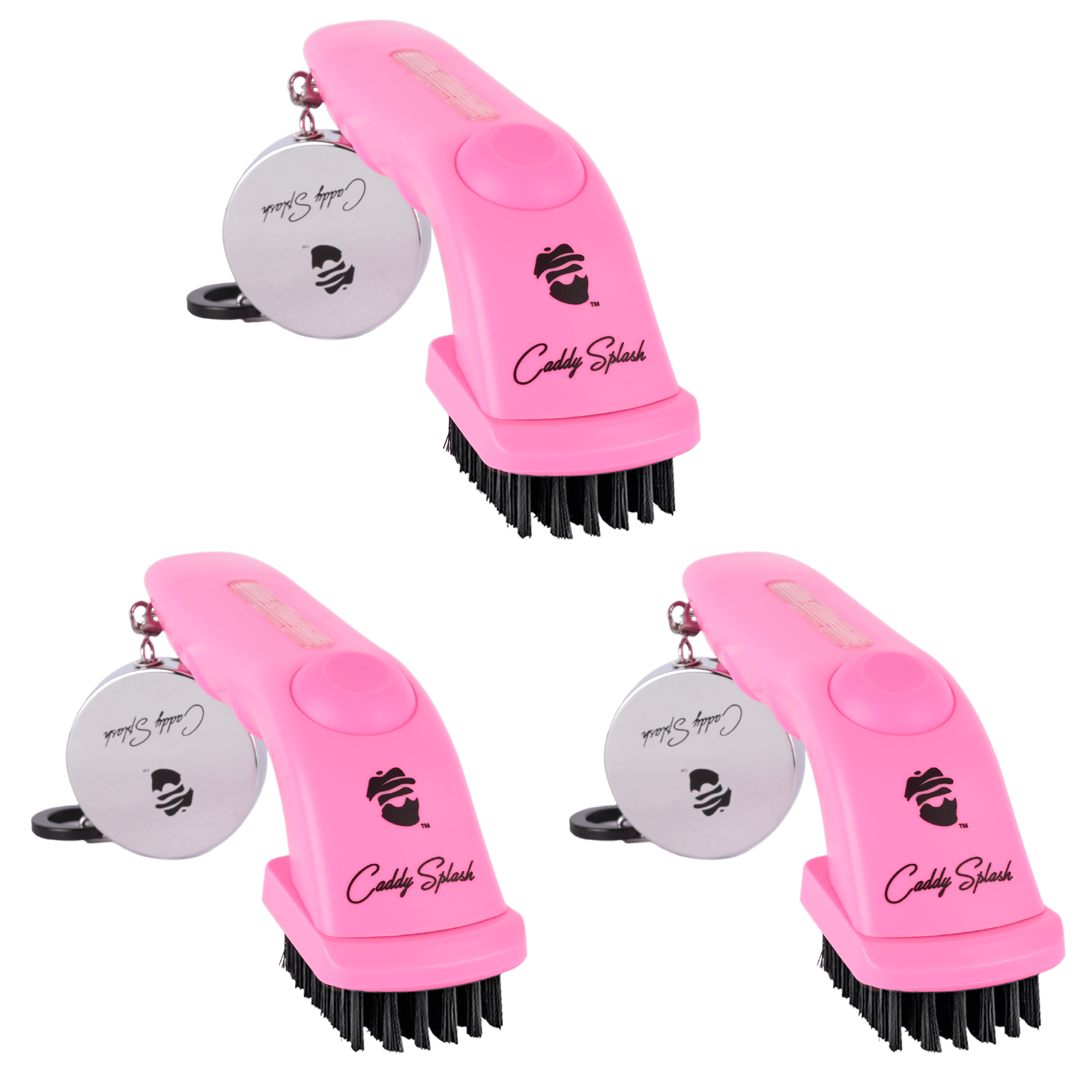 Golf Club Water Brush Pro Cleaner - Pink