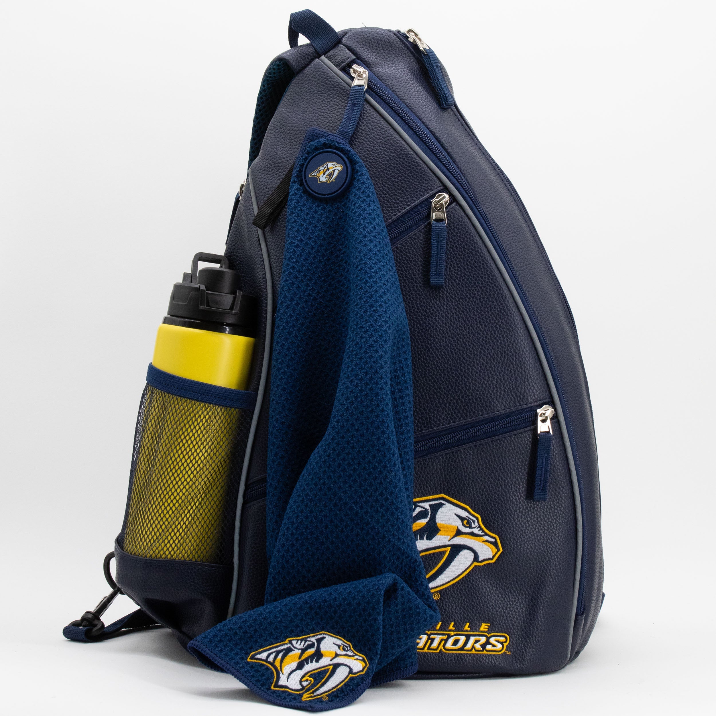 Nashville Predators PU Leather Backpack