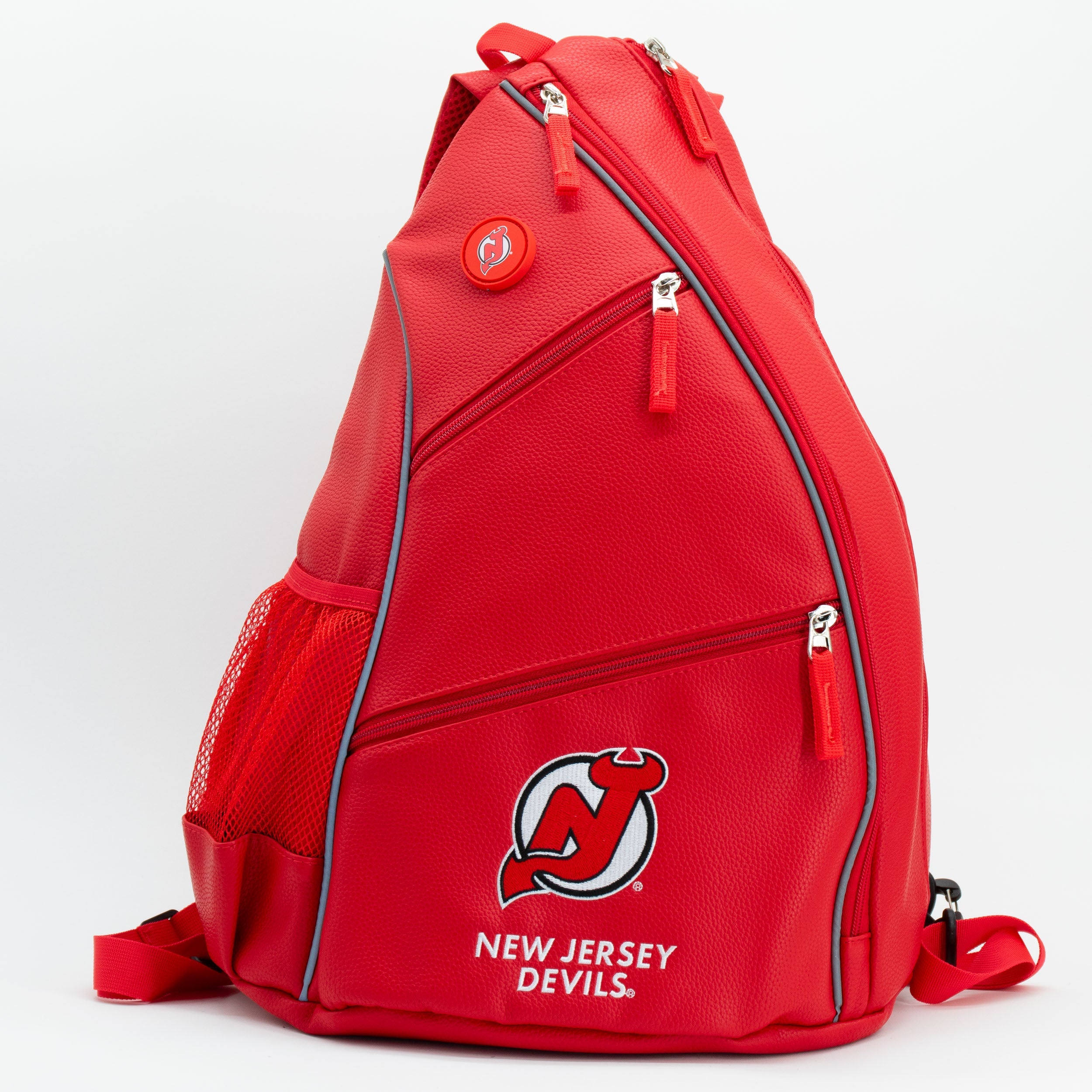 New Jersey Devils PU Leather Backpack