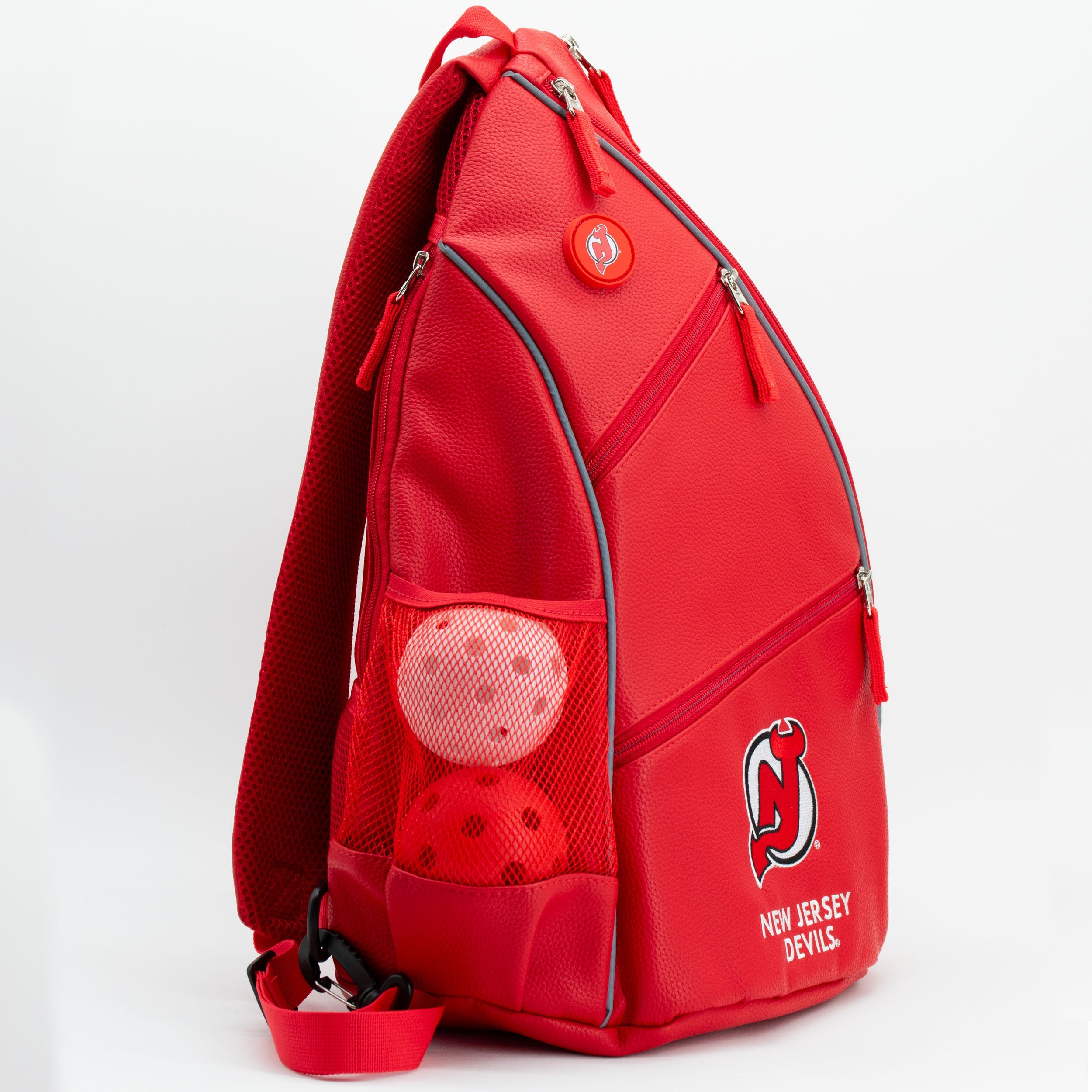New Jersey Devils PU Leather Backpack