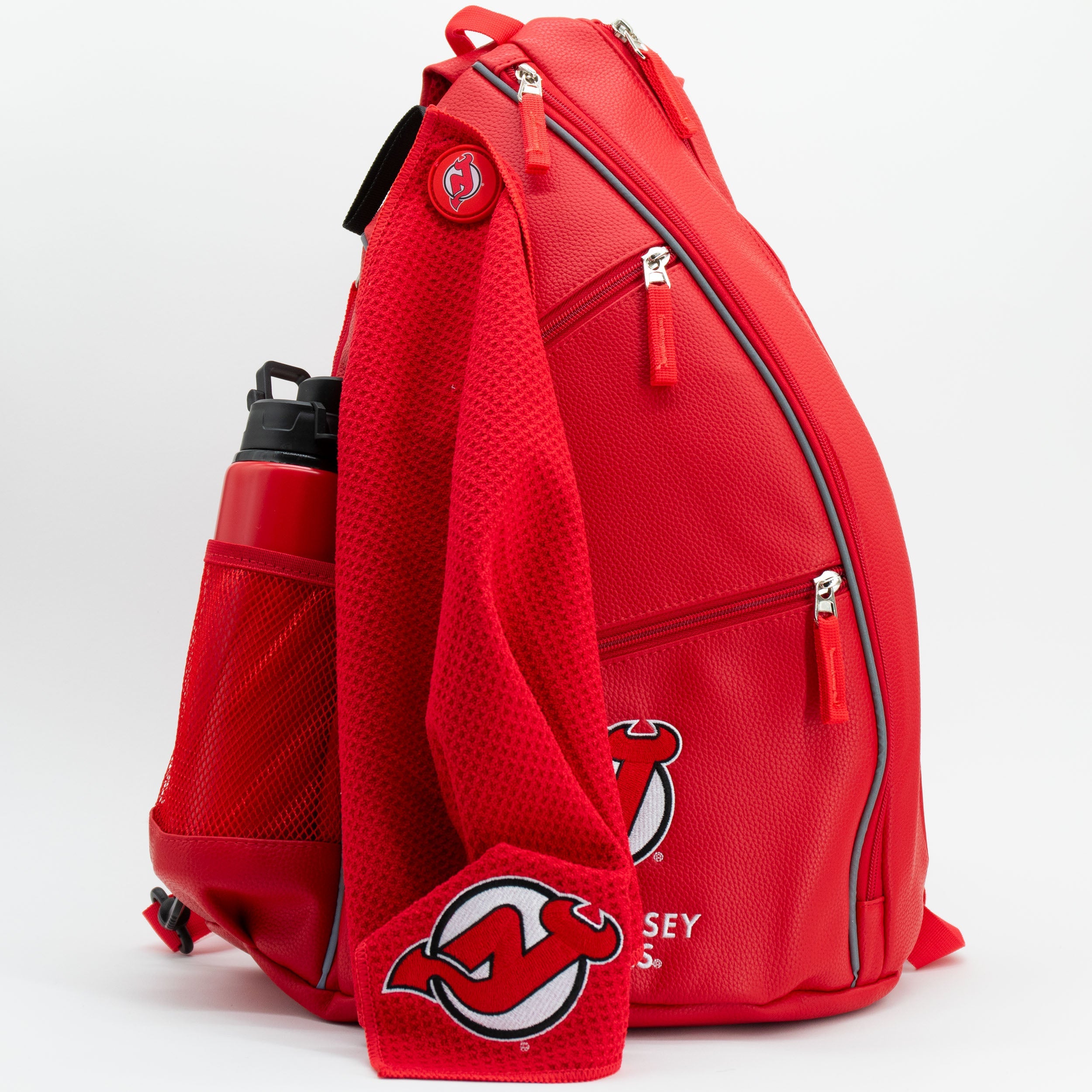 New Jersey Devils PU Leather Backpack