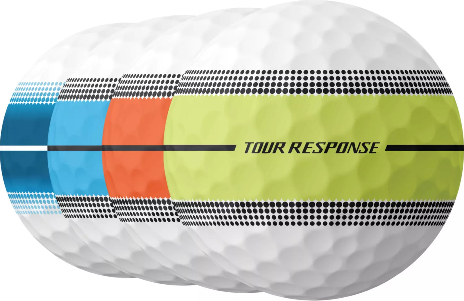TaylorMade 2025 Tour Response Multicolor Golf Balls