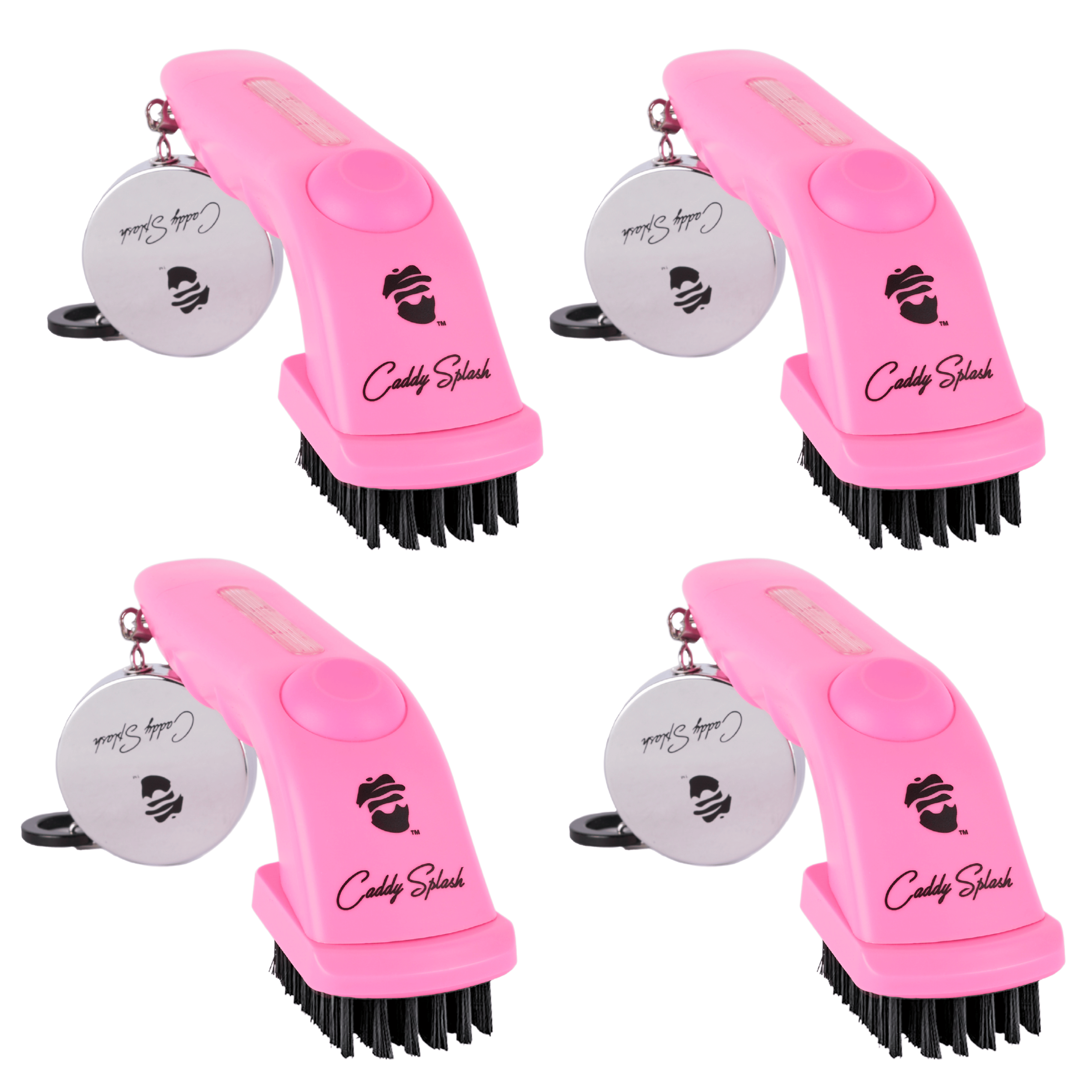 Golf Club Water Brush Pro Cleaner - Pink