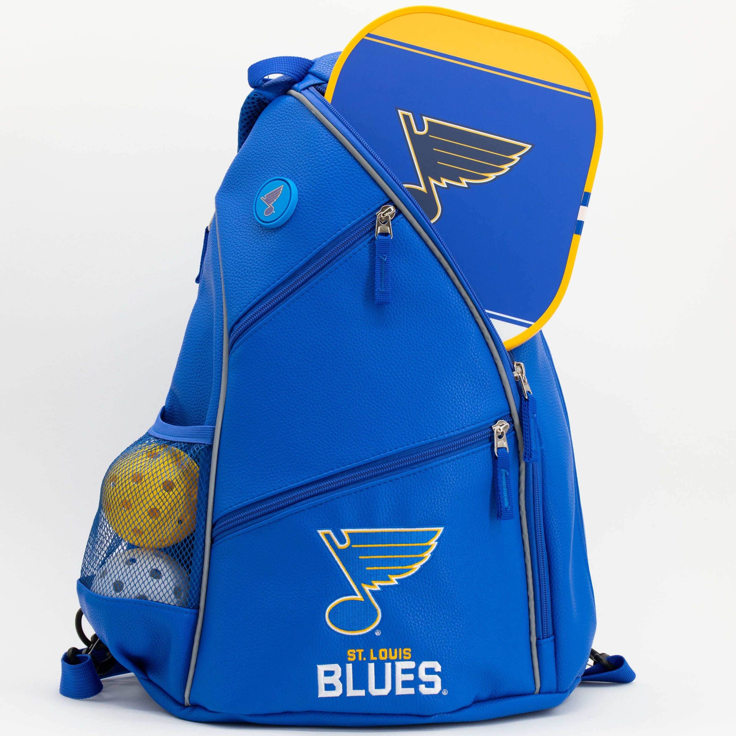 St. Louis Blues PU Leather Backpack