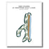 1562 Course at Montrose Golf Links, Scotland, UK - Printed Golf Courses