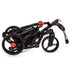 Founders Club Swerve 3 Wheel Golf Cart- Black/Black