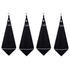 Magnetic Golf Towel with Ball Pocket - Black