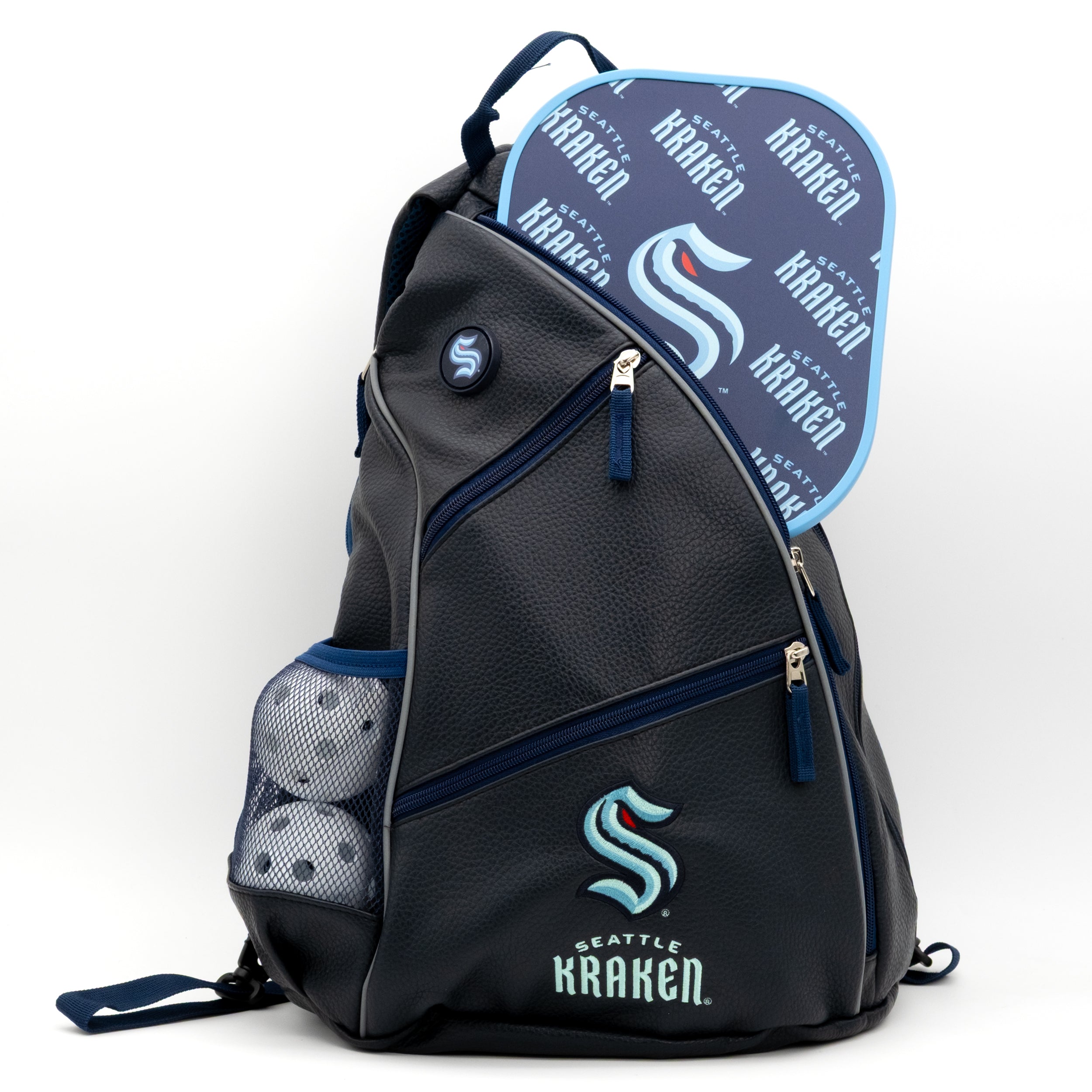 Seattle Kraken PU Leather Backpack