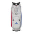 Titleist Folds of Honor Tour Staff Bag Gray/Royal/Dark Red