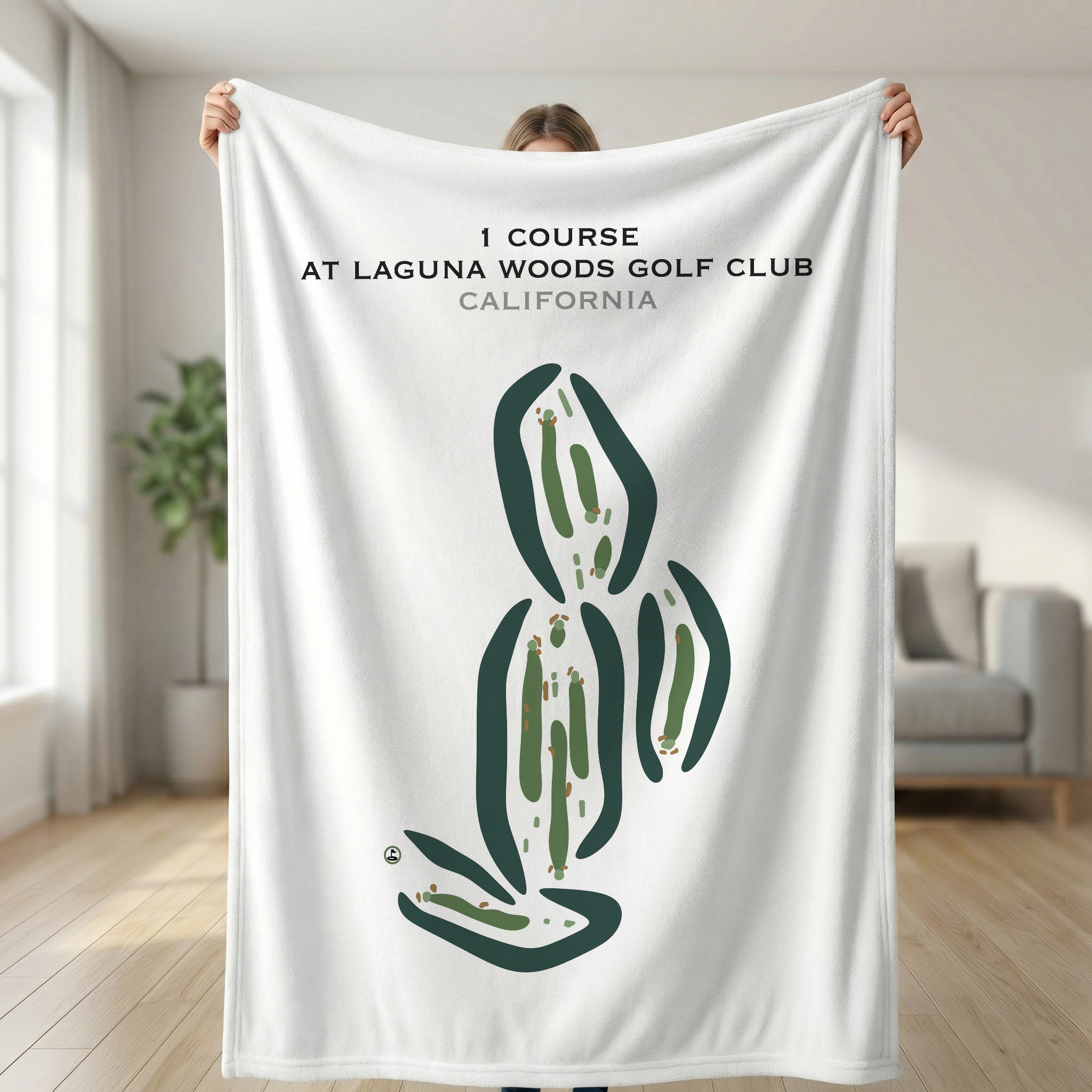 1 Course at Laguna Woods Golf Club, California - Printed Golf Courses