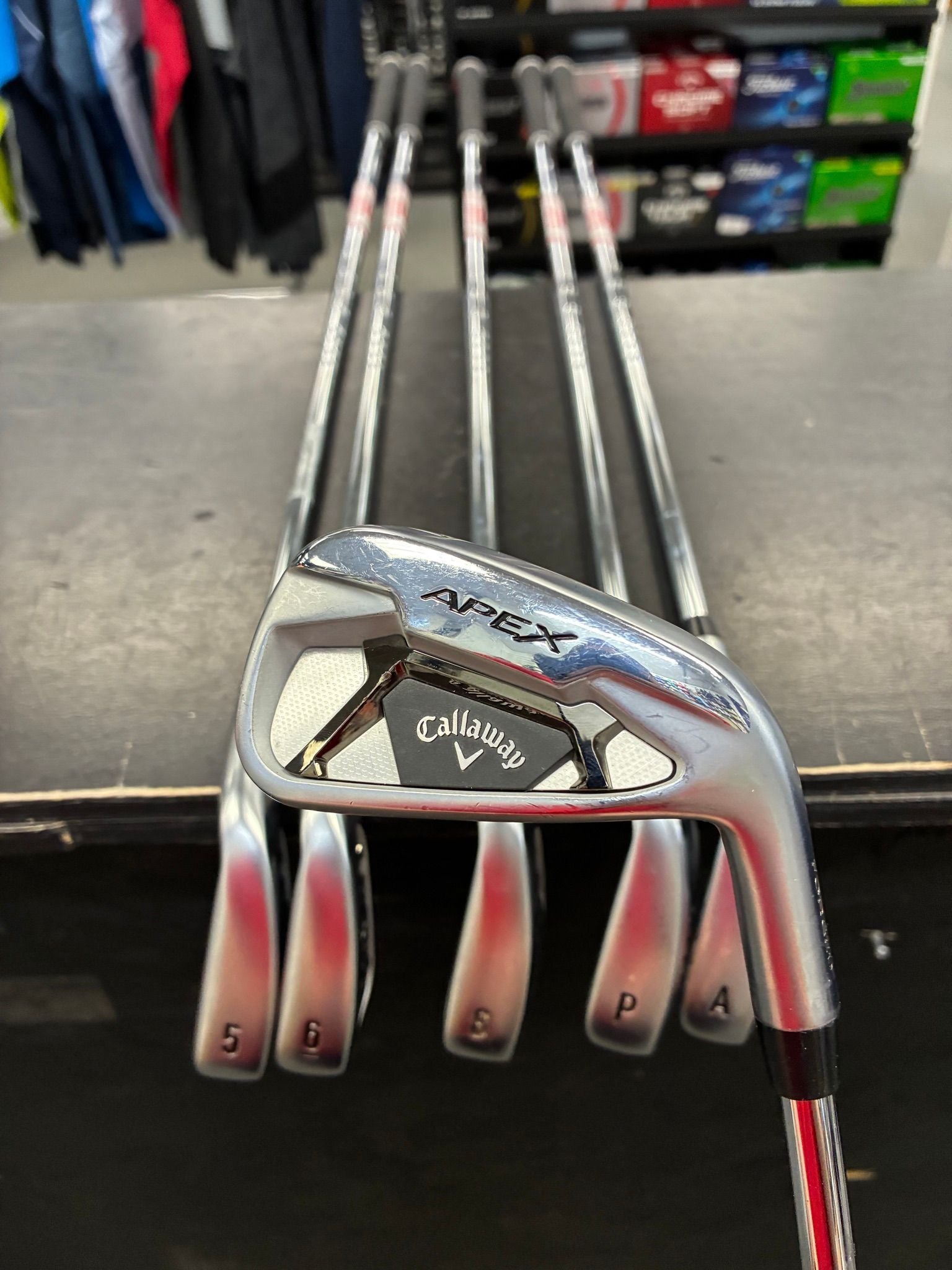 Callaway Apex 21 Iron Set Right Hand 5-8i, PW/AW Stiff Flex (Used)
