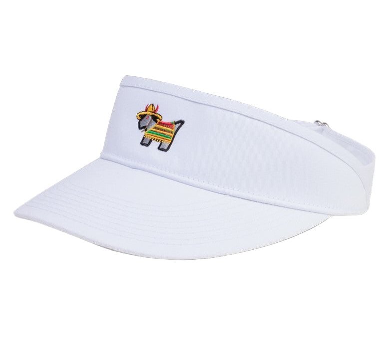 Scotty Cameron 2024 Cinco de Mayo Serape Scotty Dog Visor Hat White