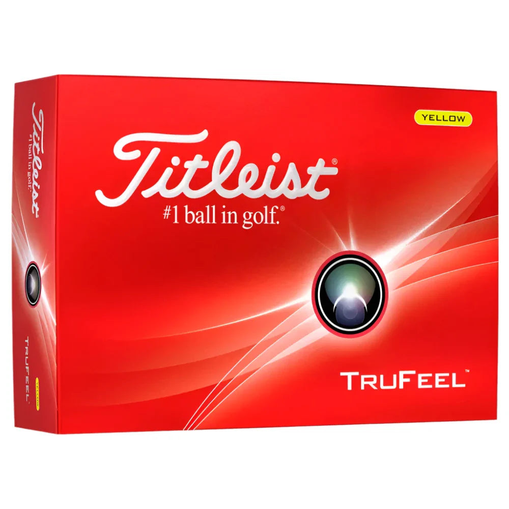 Titleist 2024 TruFeel Yellow Golf Balls