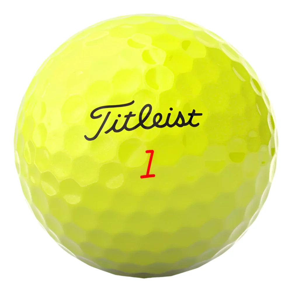 Titleist 2024 TruFeel Yellow Golf Balls