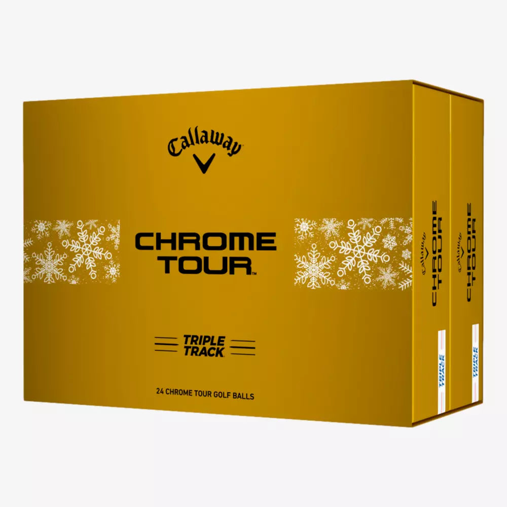Callaway Chrome Tour 2024 Triple Track Holiday 2 Dozen Golf Balls