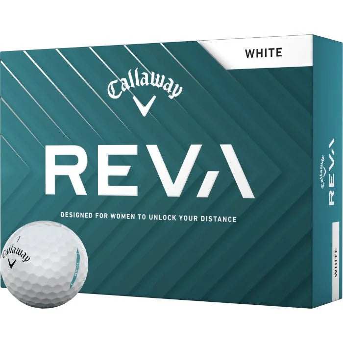 Callaway Golf 2025 REVA White Golf Balls