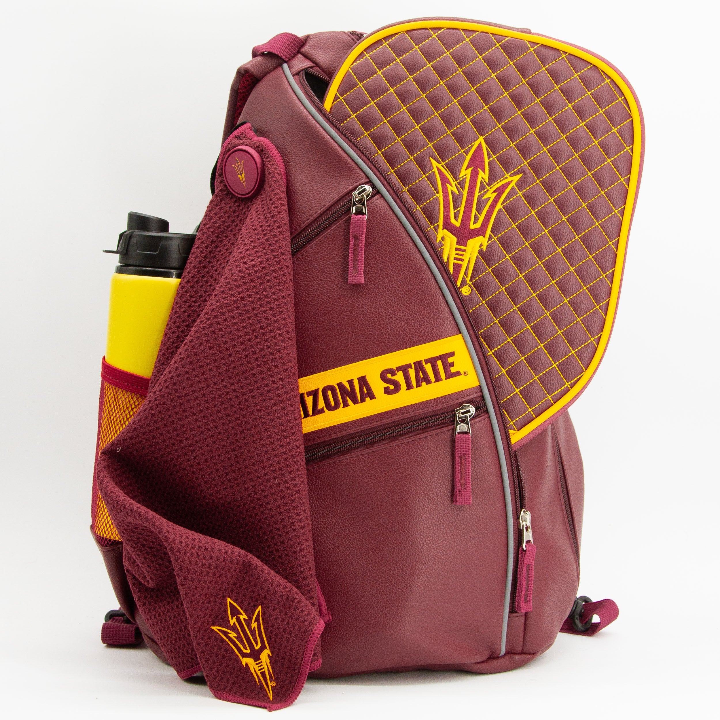 Arizona State Sun Devils PU Leather Backpack