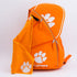 Clemson Tigers PU Leather Backpack