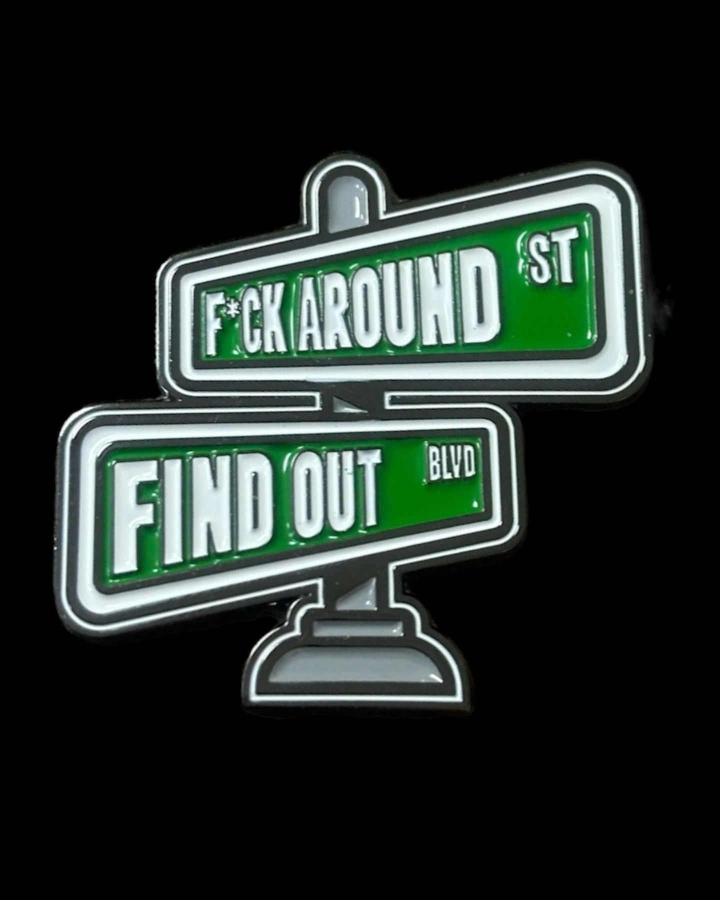 FAFO Street Sign Car Air Freshner