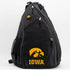Iowa Hawkeyes PU Leather Backpack