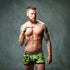 SHEATH 2.1 Polyester Camo Men's Pouch Trunk 3"