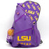 LSU Tigers PU Leather Backpack
