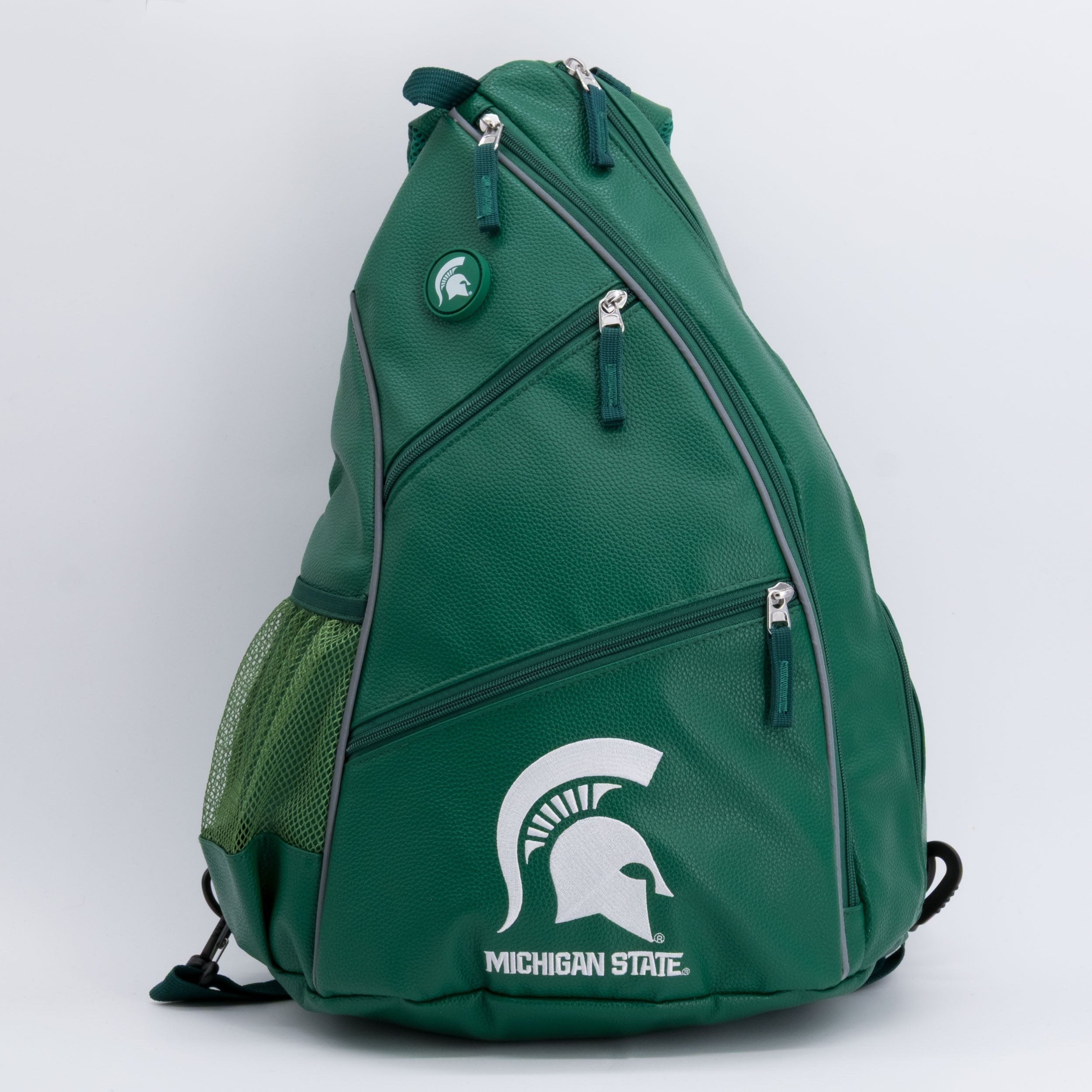 Michigan State Spartans PU Leather Backpack