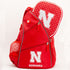 Nebraska Cornhuskers PU Leather Backpack