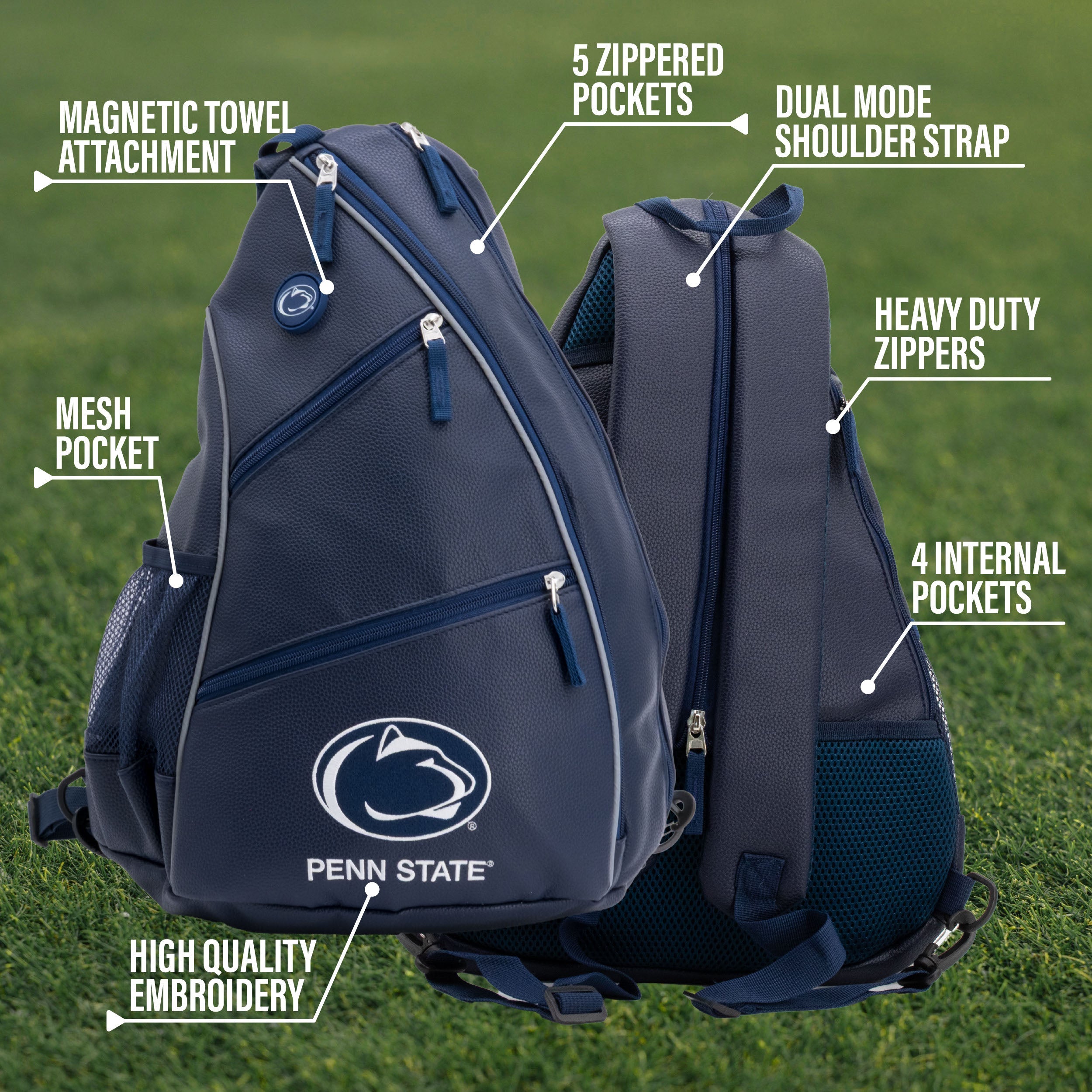 Penn State Nittany Lions PU Leather Backpack