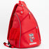 Wisconsin Badgers PU Leather Backpack