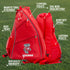 Wisconsin Badgers PU Leather Backpack