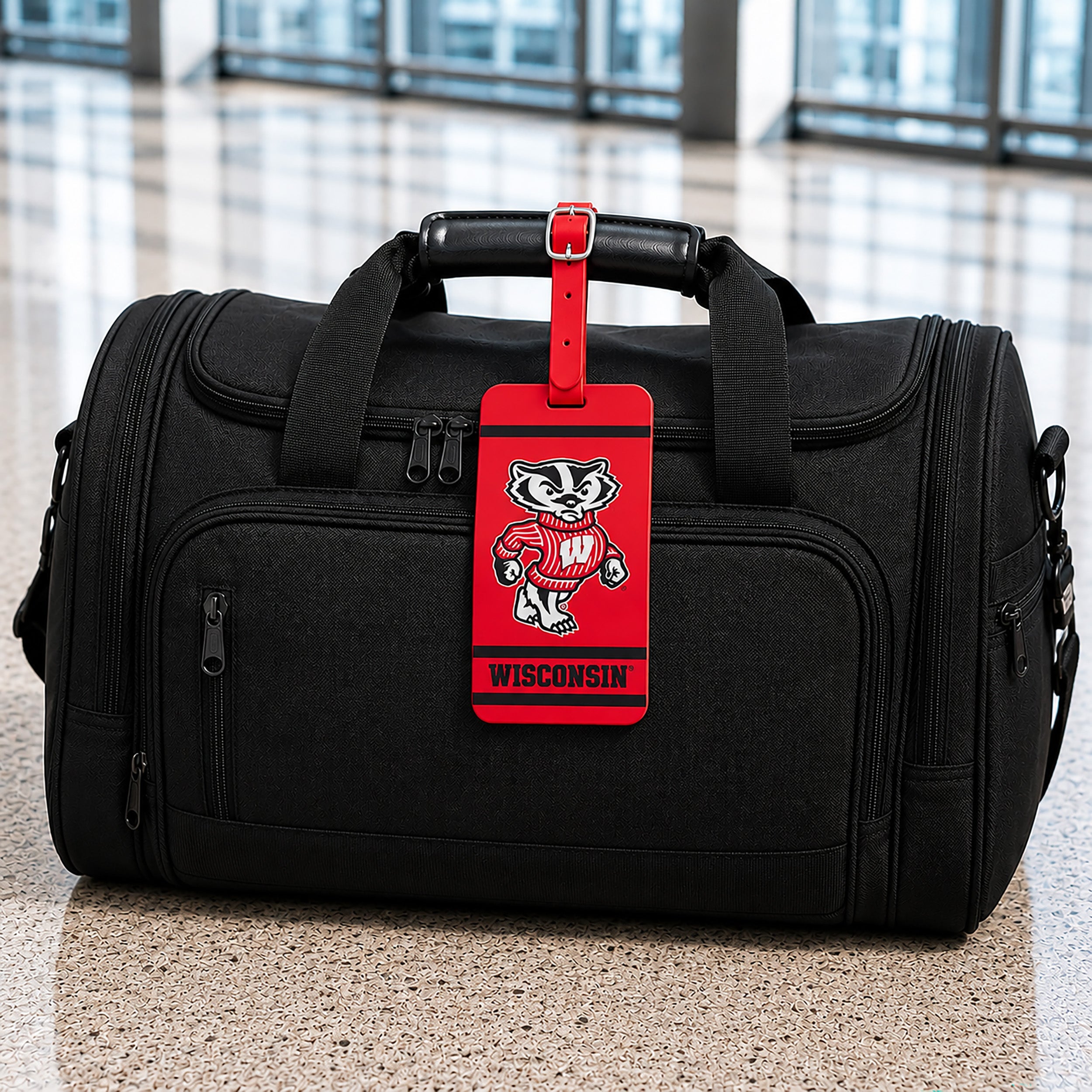 Wisconsin Badgers Golf Bag Tag