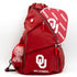 Oklahoma Sooners PU Leather Backpack