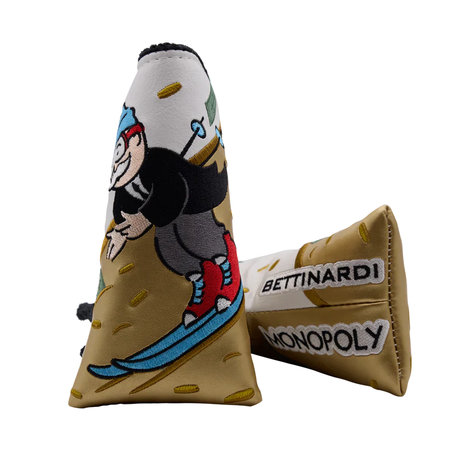 Bettinardi -  Bettinardi x Monopoly Mr. Monopoly Skiing Blade Putter Headcover