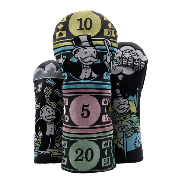 Bettinardi x Monopoly Fun Money Wood Headcover Set